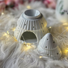 Load image into Gallery viewer, White Christmas Tree Oil Burner