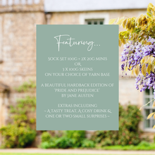 Load image into Gallery viewer, Pride & Prejudice ~ Summer Yarn and Book Box