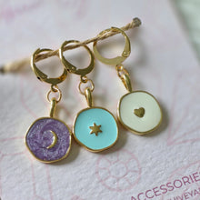 Load image into Gallery viewer, Celestial Motif Stitch Marker Set