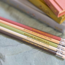 Load image into Gallery viewer, Bookish - Set of 5 literature inspired pencils