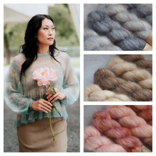 Load image into Gallery viewer, Cloudbow Yarn Kit - Pattie Mohair Silk
