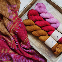Load image into Gallery viewer, Ambershore Shawl Yarn Kit - Audrey Classic Sock