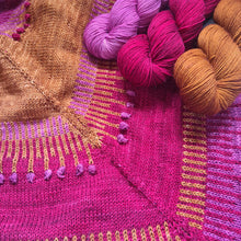 Load image into Gallery viewer, Ambershore Shawl Yarn Kit - Audrey Classic Sock