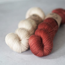Load image into Gallery viewer, Wild Rose Cowl Yarn Kit - Dusty MCN Sock