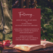 Load image into Gallery viewer, The Secret Garden ~ Spring Yarn and Book Box (In Stock)
