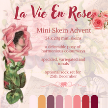 Load image into Gallery viewer, La Vie En Rose - Mini Skein Advent Calendar
