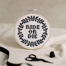 Load image into Gallery viewer, Ride or Die Cross Stitch Kit
