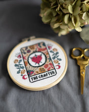 Load image into Gallery viewer, The Crafter Tarot Cross Stitch Kit
