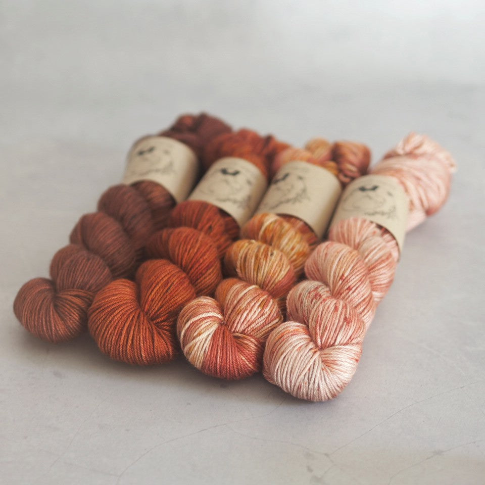 Rosehip Jelly Fade - Ronnie - Silky DK