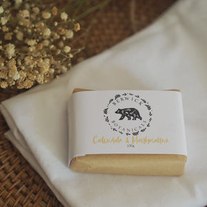 Berwick Botanicals Handmade Soap - Calendular & Marshmallow 100g