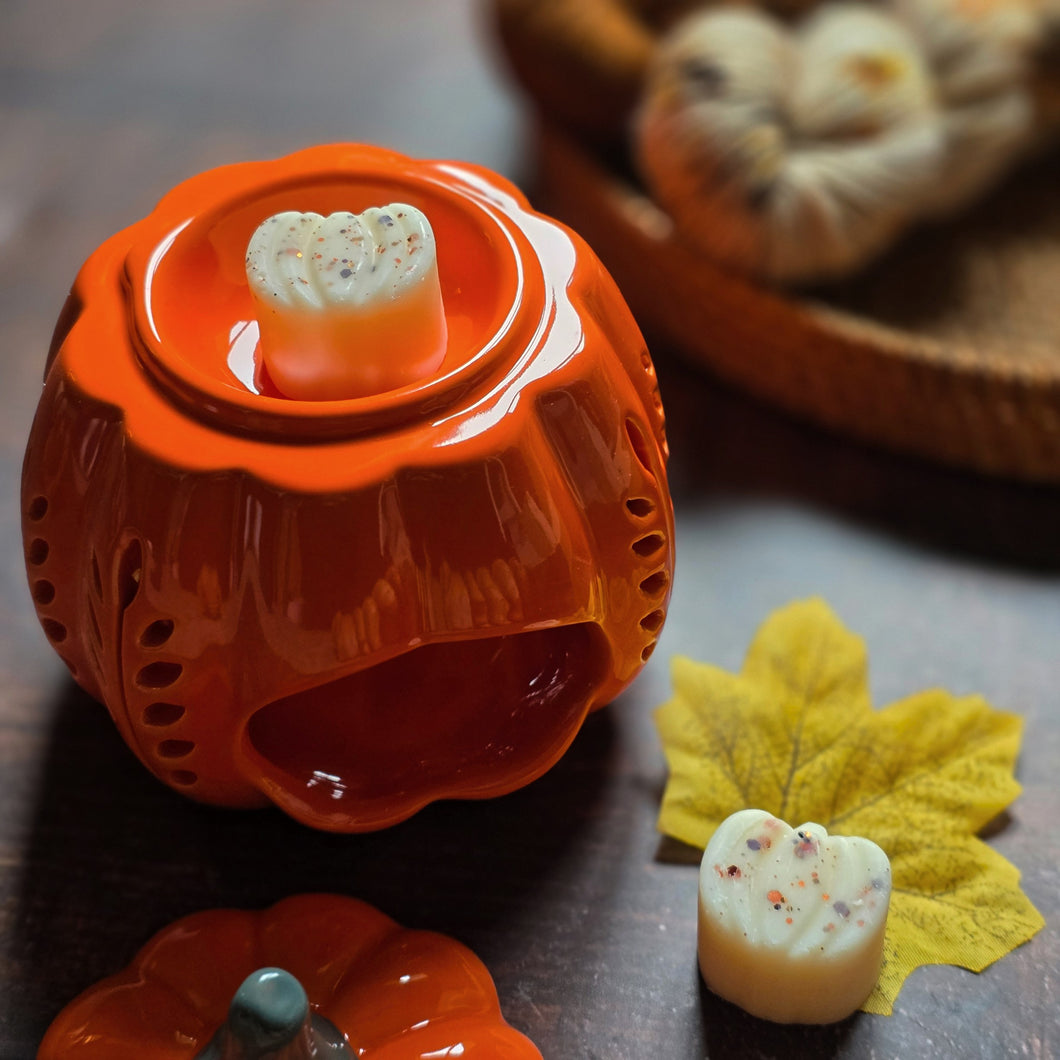 Orange Leaf Pumpkin Wax Melt Warmer