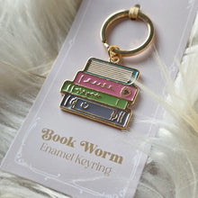 Load image into Gallery viewer, Book Worm Keyring
