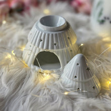 Load image into Gallery viewer, White Christmas Tree Oil Burner
