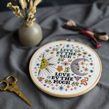 Load image into Gallery viewer, Love by the Moon Cross Stitch Kit
