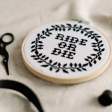 Load image into Gallery viewer, Ride or Die Cross Stitch Kit
