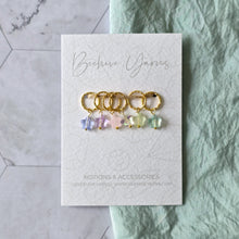 Load image into Gallery viewer, Sherbet Stars Stitch Marker Set
