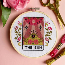 Load image into Gallery viewer, The Sun Tarot Cross Stitch Kit
