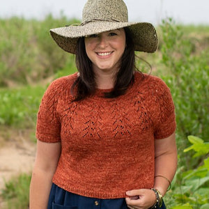 Salty Air Tee Yarn Kit - Bardot Twist Sock