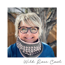 Load image into Gallery viewer, Wild Rose Cowl Yarn Kit - Dusty MCN Sock
