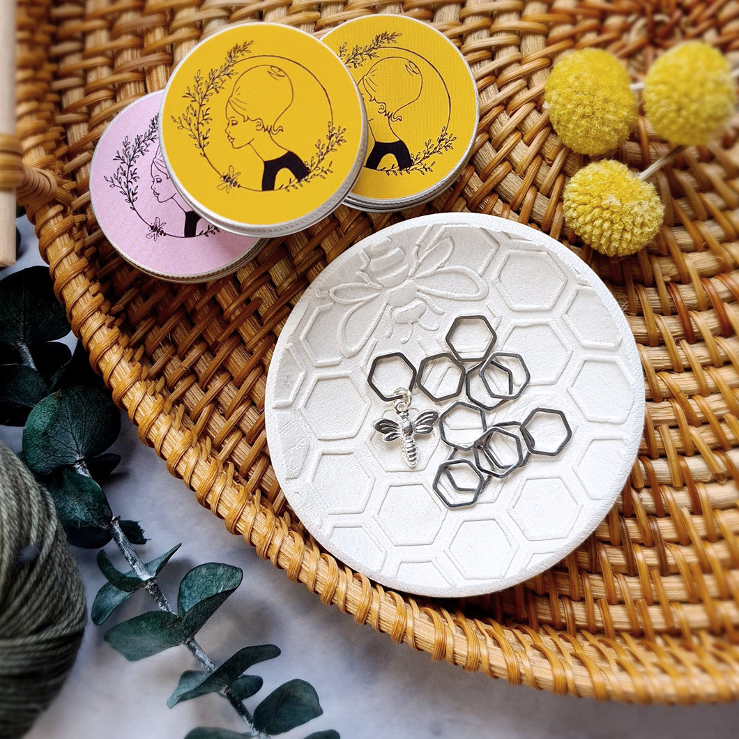 Honeycomb Stitchmarker Tins