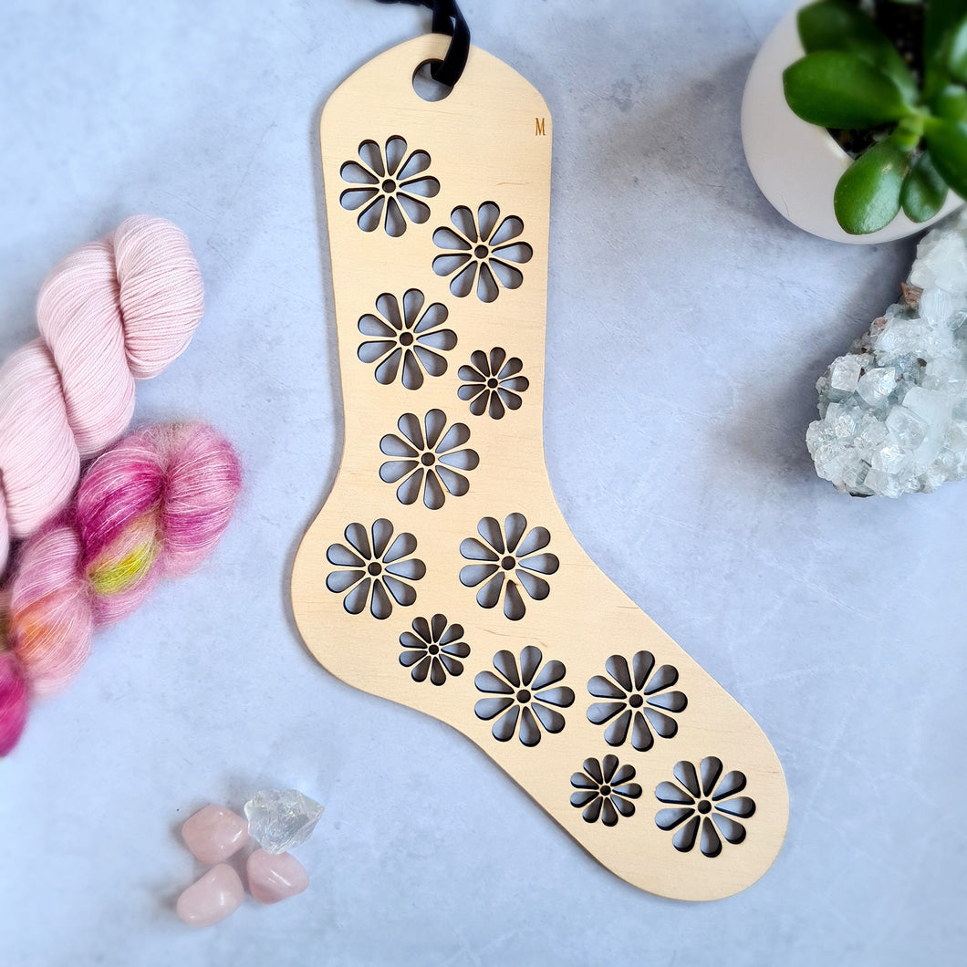 Retro Flower Sock Blocker