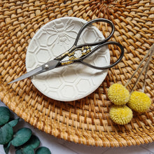 Load image into Gallery viewer, Fancy Fine Point Scissors Black/Gold
