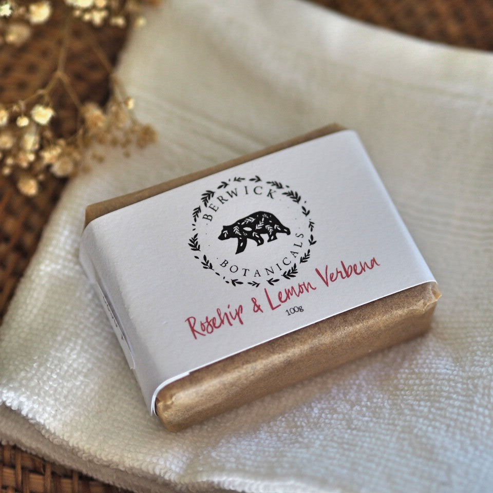 Berwick Botanicals Handmade Soap - Rosehip & Lemon Verbena 100g