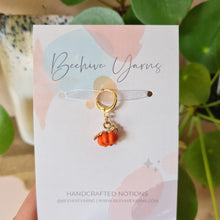 Load image into Gallery viewer, Individual Pumpkin Stitchmarker
